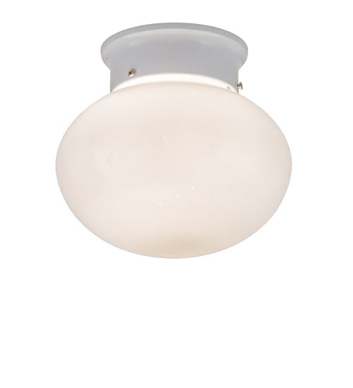 Meyda Tiffany 214386 One Light Flushmount, White