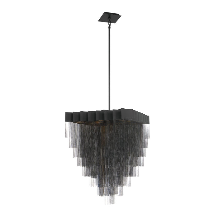 Eurofase 37095-029 LED Chandelier, Black