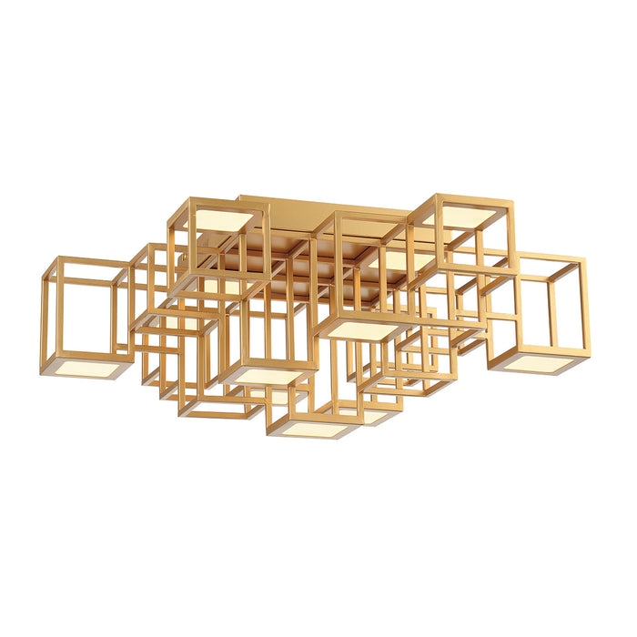 Eurofase 38261-015 LED Flush Mount, Gold