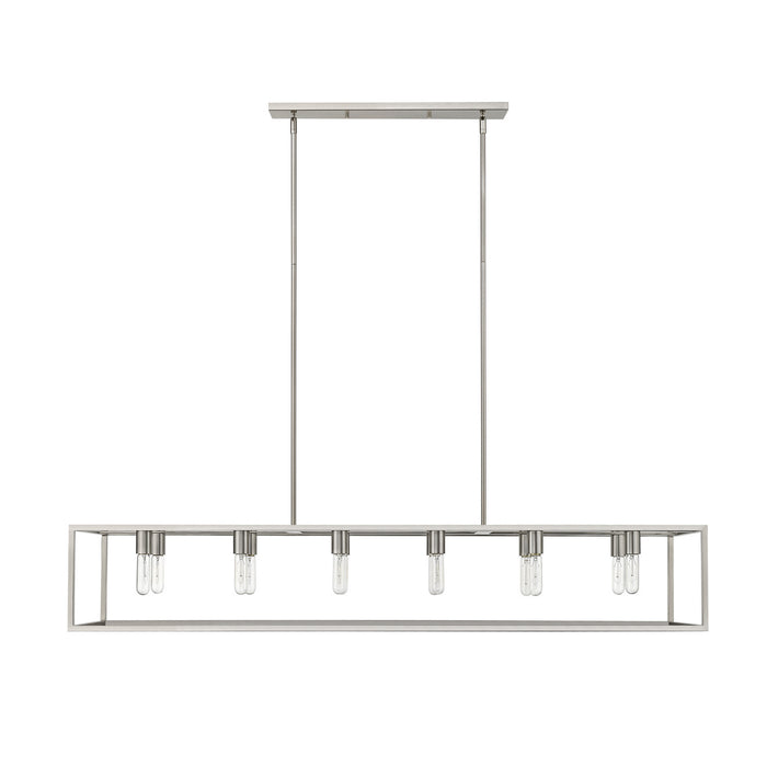 Acclaim Lighting IN21003SN 12 Light Island Pendant, Satin Nickel
