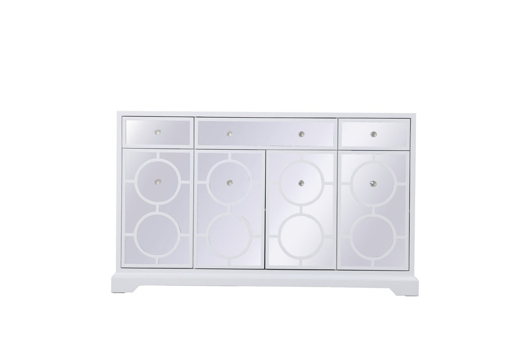 Elegant Lighting MF81001WH Credenza, White