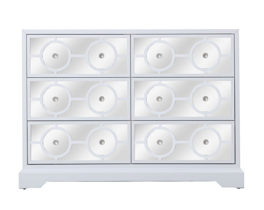 Elegant Lighting MF81017WH Cabinet, White