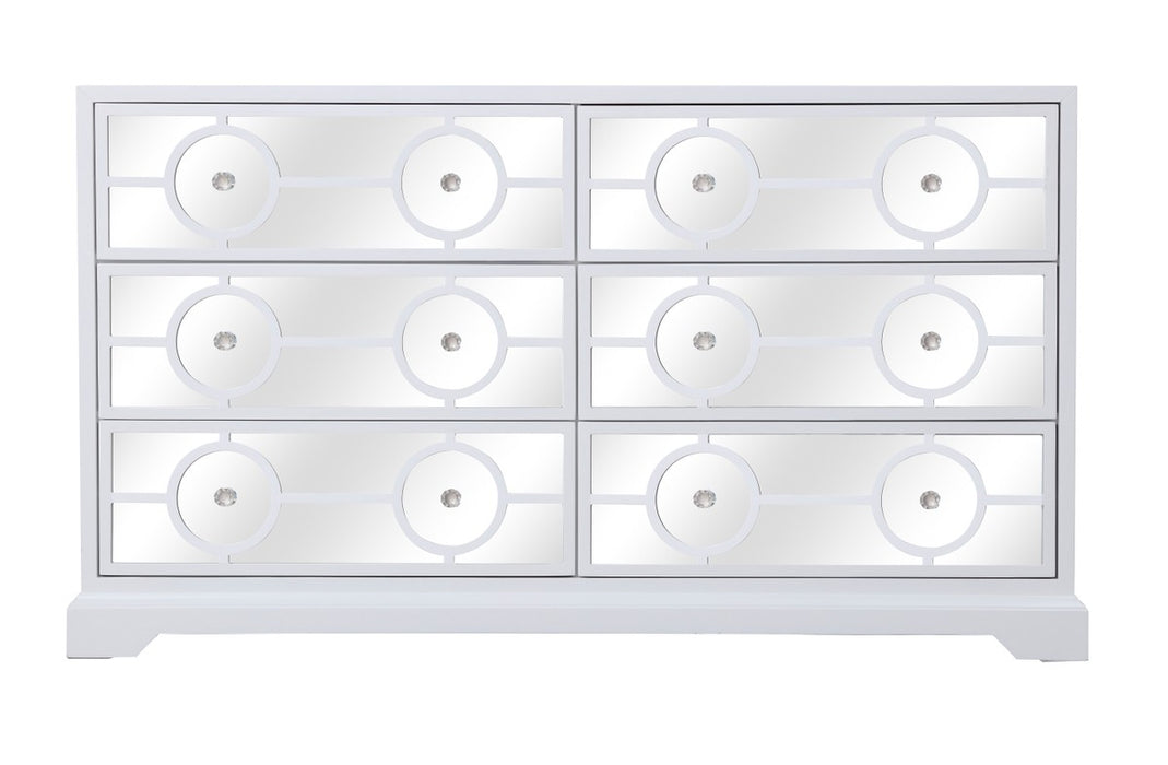 Elegant Lighting MF81036WH Cabinet, White