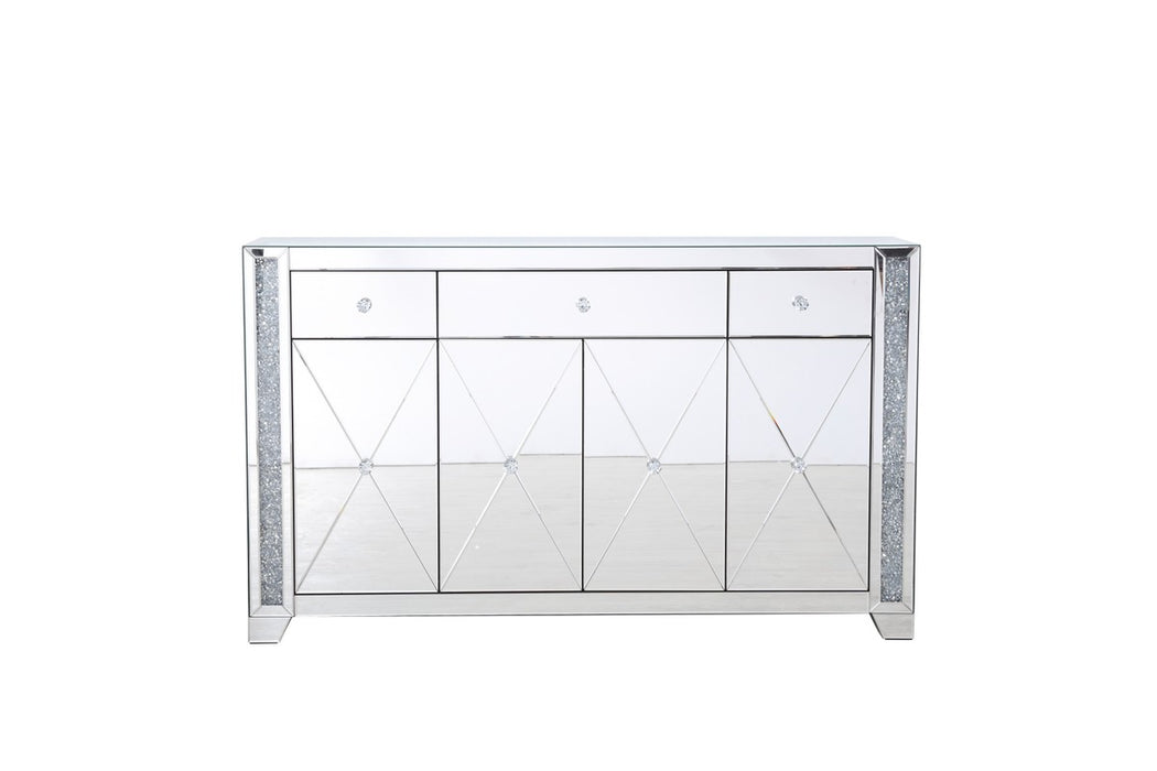 Elegant Lighting MF92058 Credenza, Clear