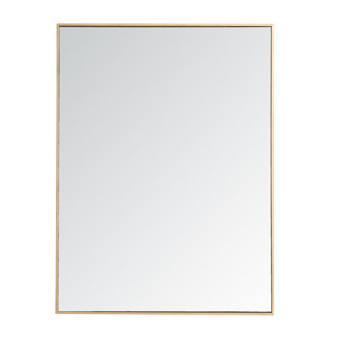 Elegant Lighting MR43648BR Mirror, Brass