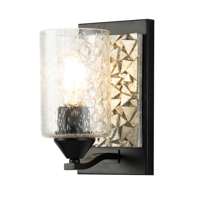 Lucas + McKearn BB90586MB-1B1S One Light Wall Sconce, Matte Black