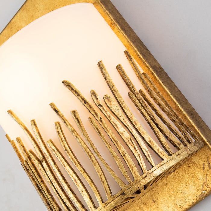 Lucas + McKearn BB90610G-1 One Light Wall Sconce, Gold