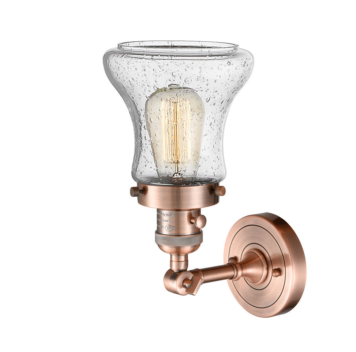 Innovations 203SW-AC-G194 One Light Wall Sconce, Antique Copper