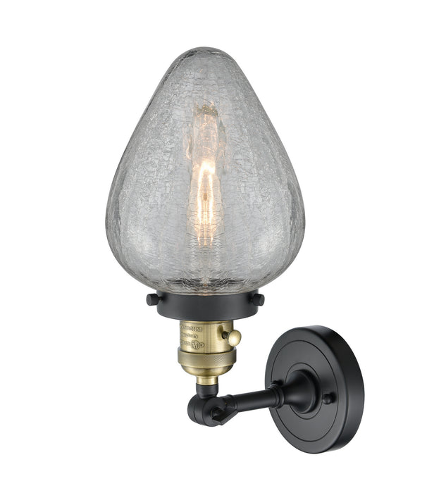 Innovations 203SW-BAB-G165 One Light Wall Sconce, Black Antique Brass