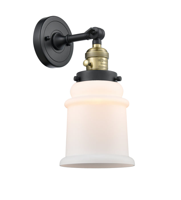 Innovations 203SW-BAB-G181 One Light Wall Sconce, Black Antique Brass