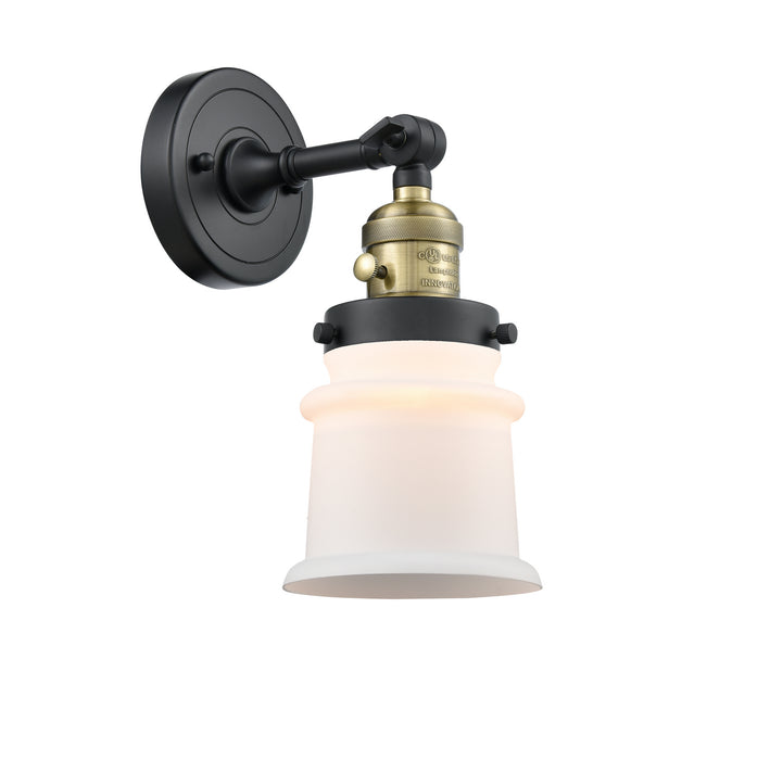 Innovations 203SW-BAB-G181S One Light Wall Sconce, Black Antique Brass