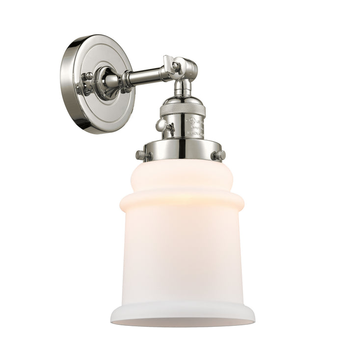 Innovations 203SW-PN-G181 One Light Wall Sconce, Polished Nickel