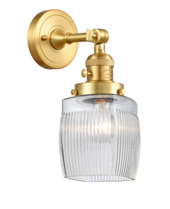 Innovations 203SW-SG-G302 One Light Wall Sconce, Satin Gold