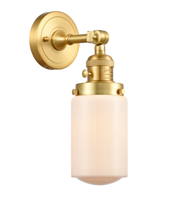 Innovations 203SW-SG-G311 One Light Wall Sconce, Satin Gold