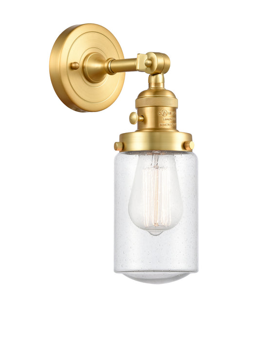 Innovations 203SW-SG-G314 One Light Wall Sconce, Satin Gold