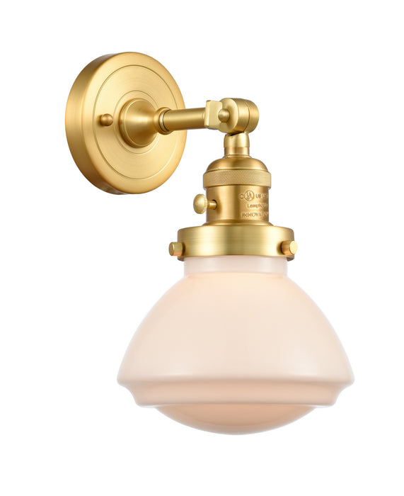 Innovations 203SW-SG-G321 One Light Wall Sconce, Satin Gold