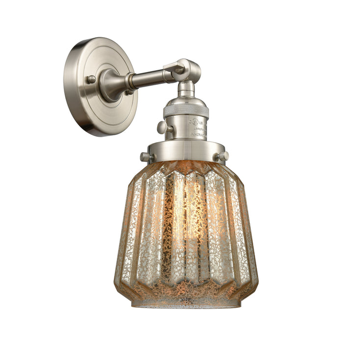 Innovations 203SW-SN-G146 One Light Wall Sconce, Brushed Satin Nickel