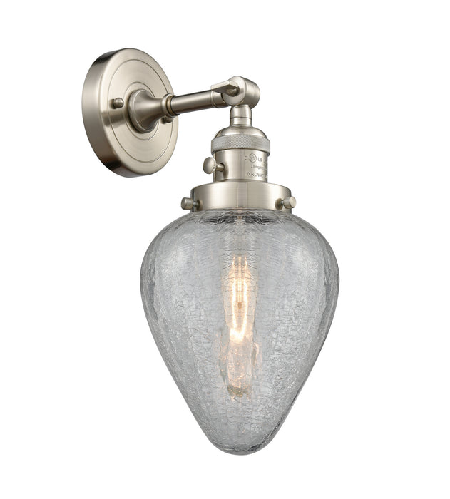Innovations 203SW-SN-G165 One Light Wall Sconce, Brushed Satin Nickel