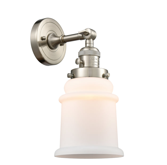 Innovations 203SW-SN-G181 One Light Wall Sconce, Brushed Satin Nickel