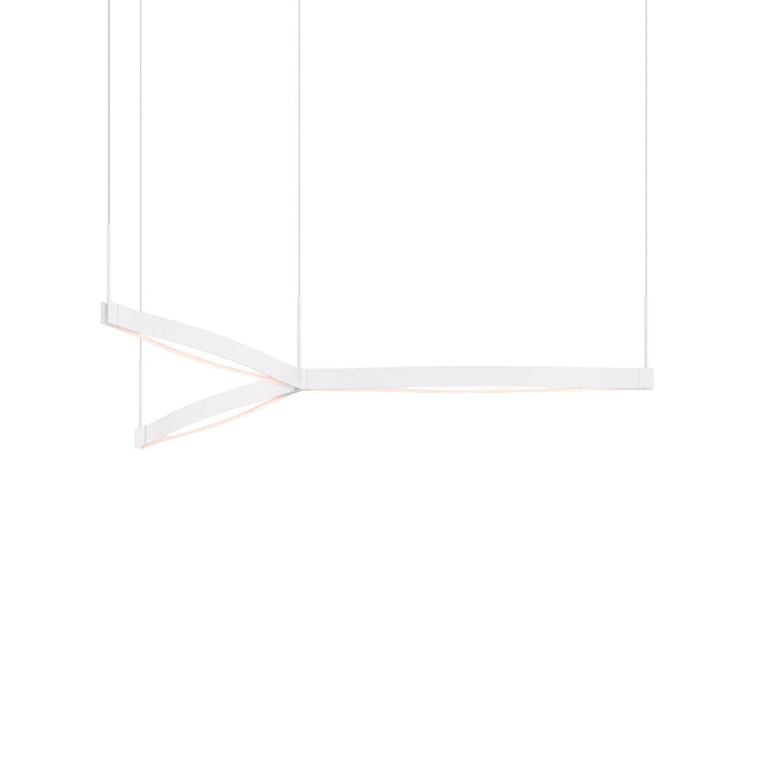 Sonneman 22QWCT01120PHA LED Pendant, Satin White