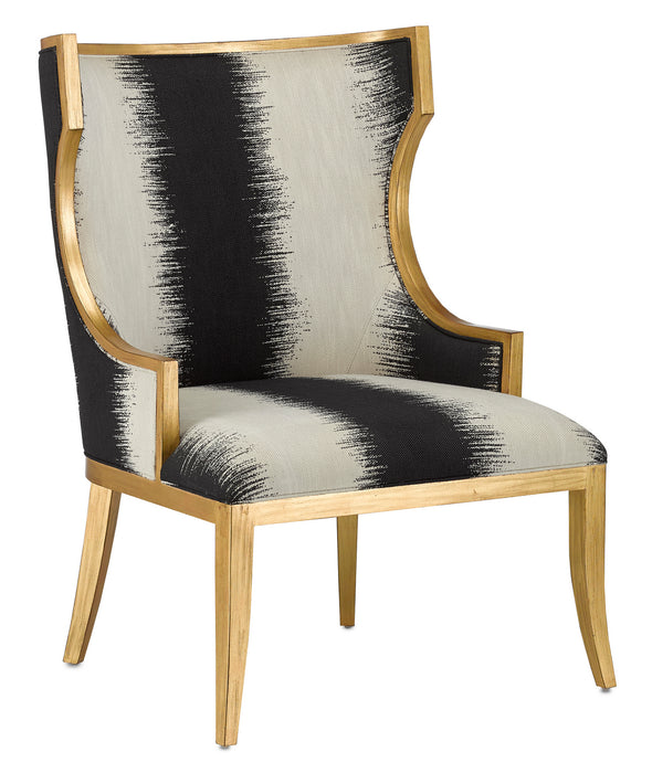 Currey and Company 7000-0842 Chair, Antique Gold