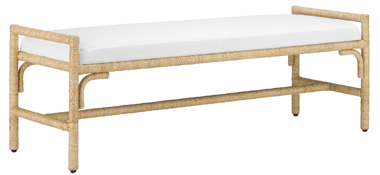 Currey and Company 7000-1171 Bench, Natural