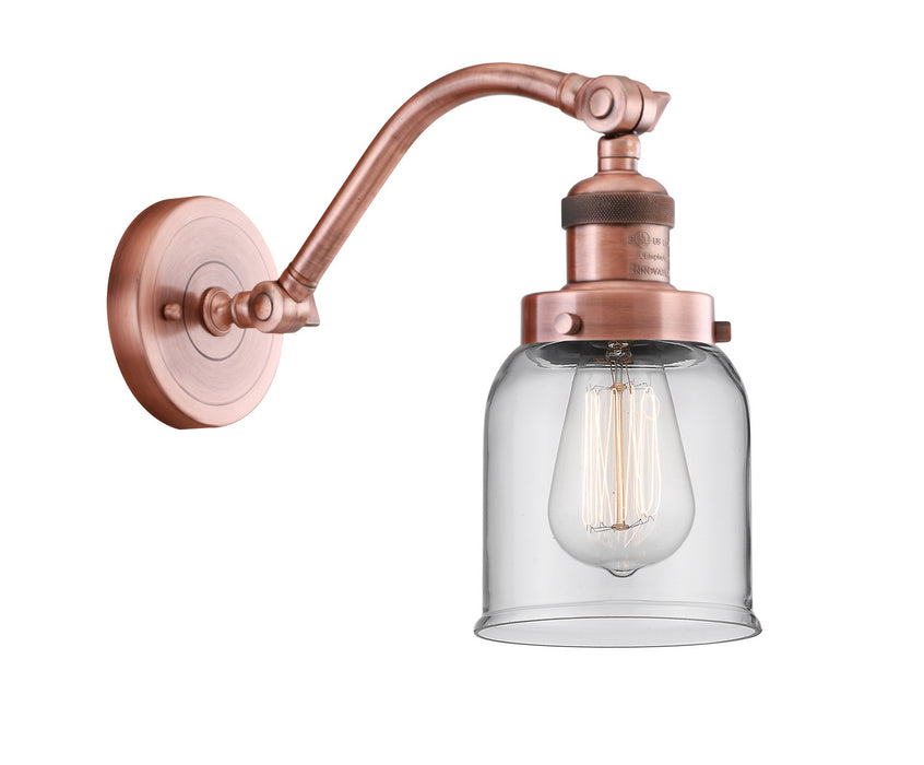 Innovations 515-1W-AC-G52 One Light Wall Sconce, Antique Copper