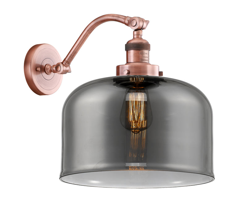 Innovations 515-1W-AC-G73-L One Light Wall Sconce, Antique Copper