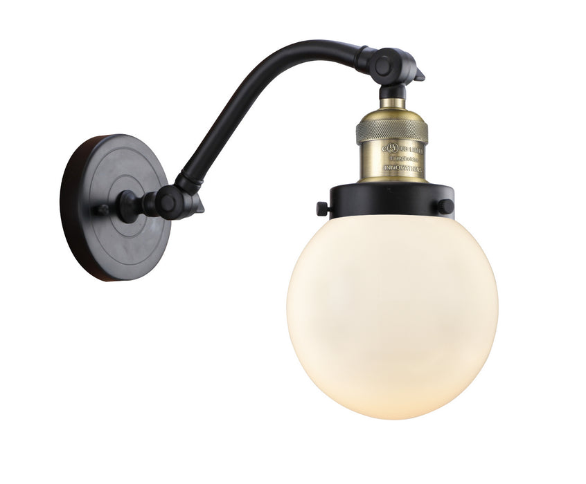 Innovations 515-1W-BAB-G201-6-LED LED Wall Sconce, Black Antique Brass