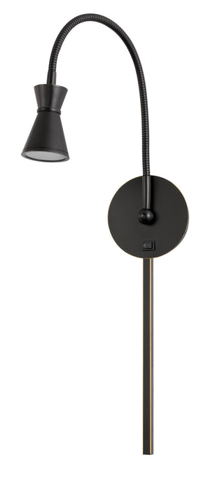 Cal Lighting WL-2928-DB LED Wall Lamp, Dark Bronze