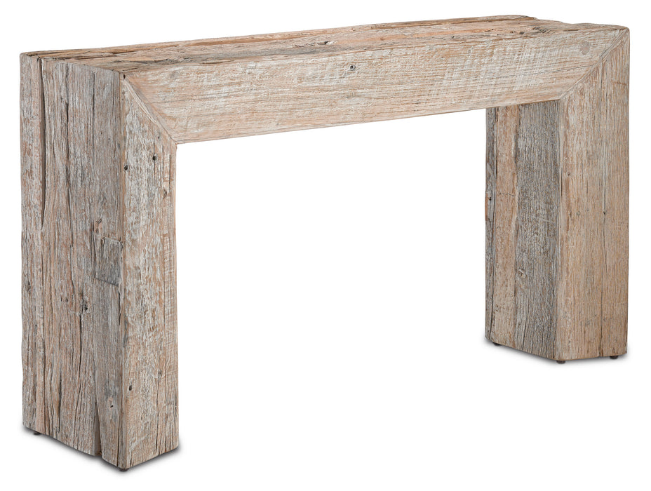 Currey and Company 3000-0170 Console Table, Whitewash