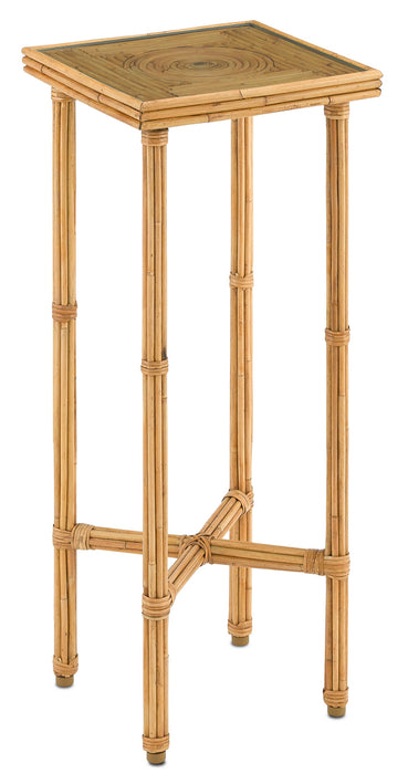 Currey and Company 3000-0171 Drinks Table, Natural Rattan