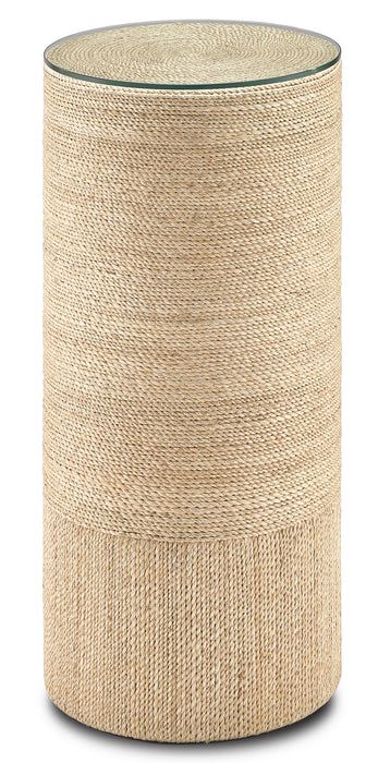 Currey and Company 3000-0172 Accent Table/Pedestal, Natural