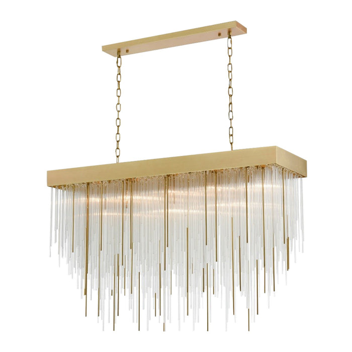 Zeev Lighting CD10330-17-AGB 17 Light Chandelier, Aged Brass