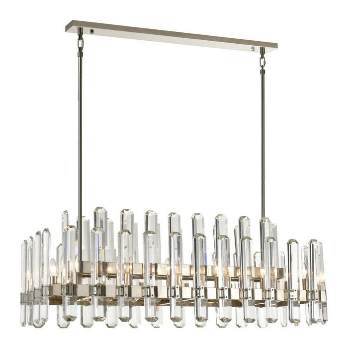 Zeev Lighting CD10333-14-PN 14 Light Chandelier, Polished Nickel