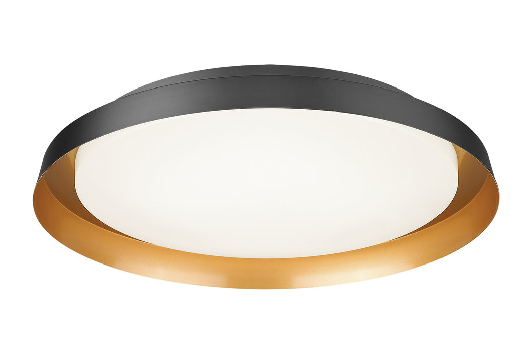 Matteo Lighting M15602BK LED Flush Mount, Black