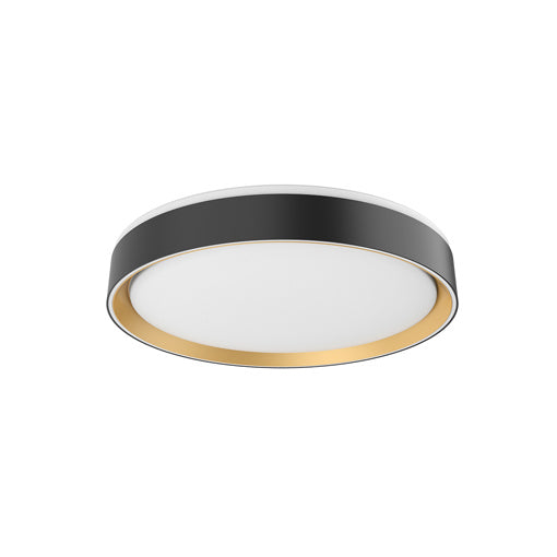 Kuzco Lighting FM43916-BK/GD LED Flush Mount, Black/Gold