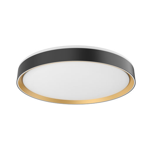 Kuzco Lighting FM43920-BK/GD LED Flush Mount, Black/Gold