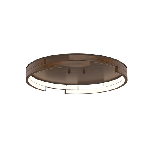 Kuzco Lighting FM52719-WT LED Flush Mount, Walnut
