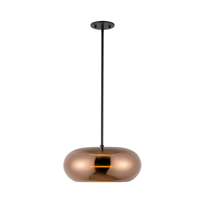 Kuzco Lighting PD62014-BK/CP LED Pendant, Black/Copper