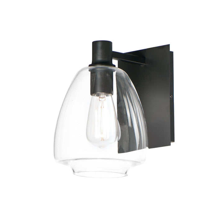 Maxim 11111CLBK One Light Wall Sconce, Black