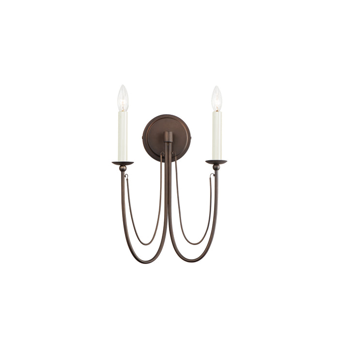 Maxim 12161CHB Two Light Wall Sconce, Chestnut Bronze