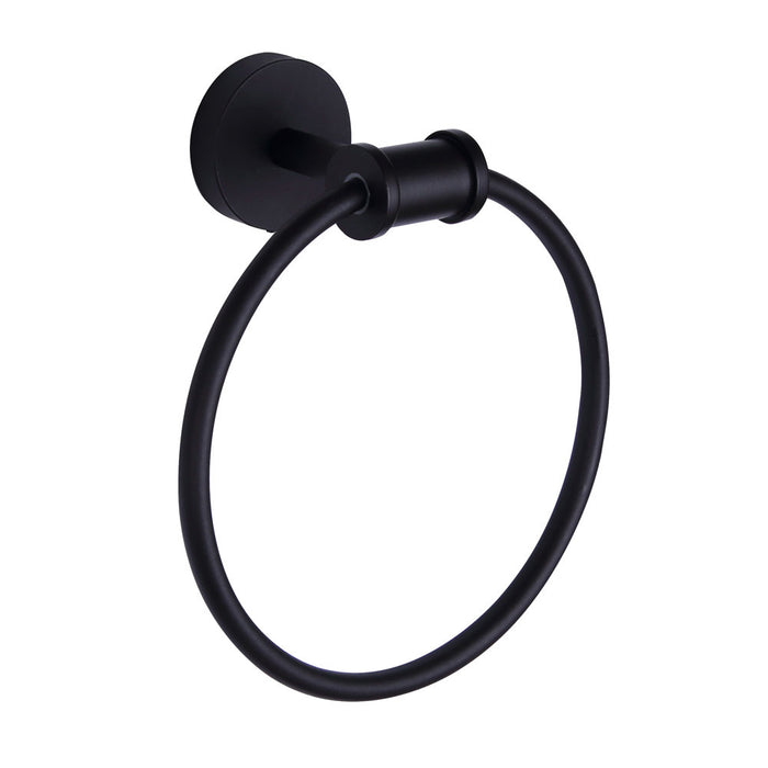 Canarm BA102A07BK Towel Ring, Black