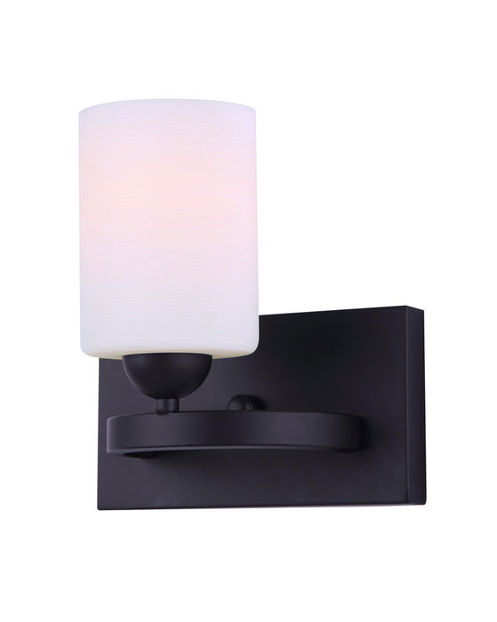 Canarm IVL370A01BK One Light Vanity, Black