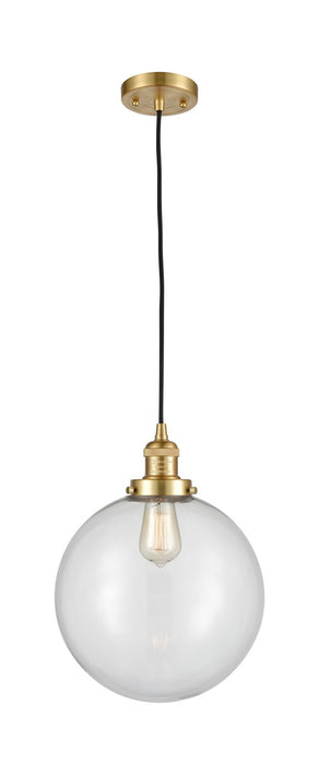 Innovations 201C-SG-G202-12-LED LED Mini Pendant, Satin Gold