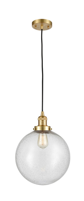 Innovations 201C-SG-G204-12-LED LED Mini Pendant, Satin Gold