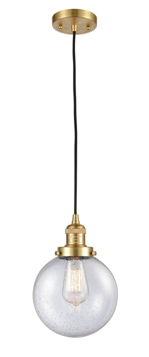 Innovations 201C-SG-G204-8-LED LED Mini Pendant, Satin Gold