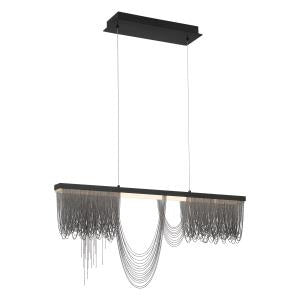 Eurofase 39283-023 LED Chandelier, Painted Brushed Black