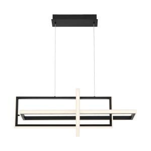 Eurofase 39323-019 LED Chandelier, Black