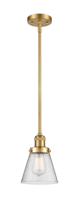 Innovations 201S-SG-G64-LED LED Mini Pendant, Satin Gold